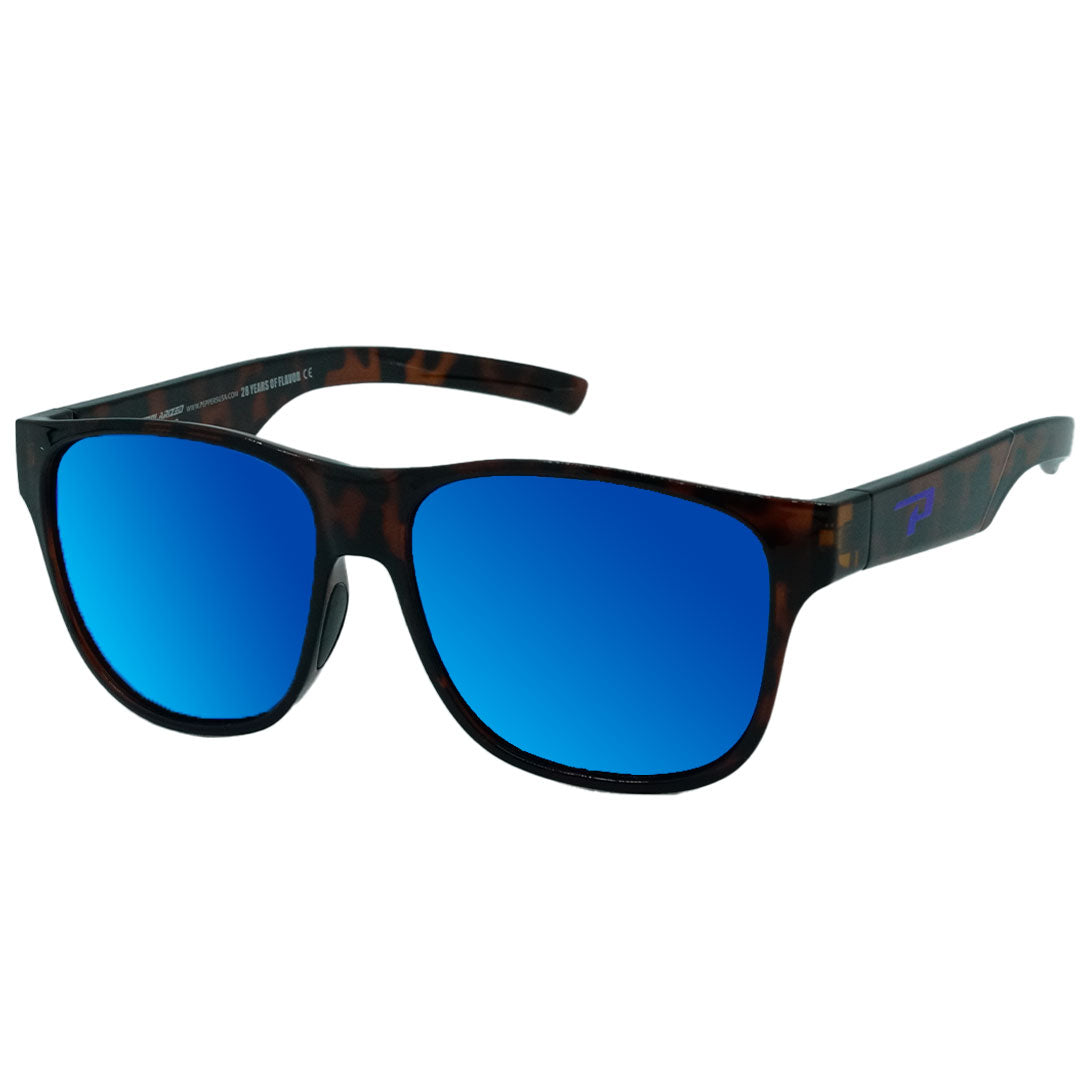 Shiny Demi Blue Mirror Polarized