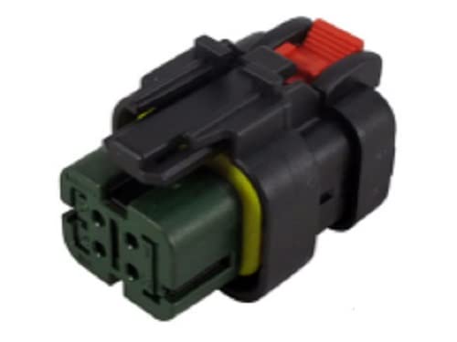 AMPSEAL 16 Dual Row 4 Position Plug Assembly (25 Pack) - Ideal for Automotive, Industrial & Marine Electrical Connections