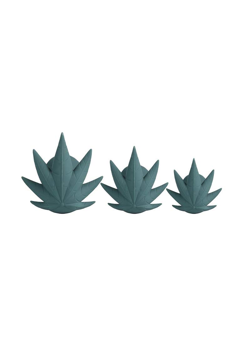 Premium Silicone Anal Butt Plug Trainer Set - 3 Sizes with 420 Pot Leaf Design | Comfortable & Safe for Beginners | Perfect for Relaxation, Intimacy & Adult Play