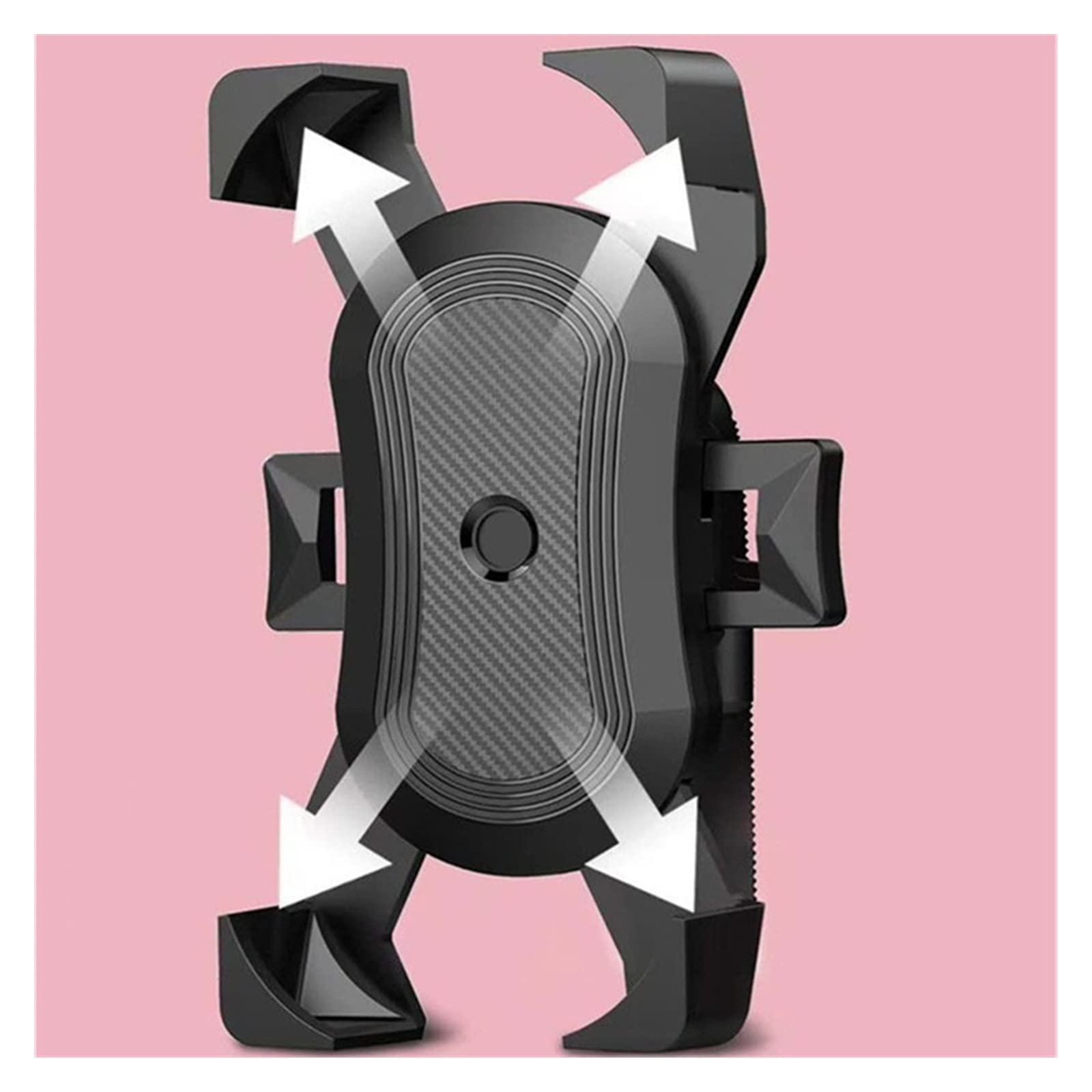 TSTS Universal 360° Rotating Motorcycle Phone Mount - Handlebar Clip Stand for Bikes & Motorcycles - Perfect for GPS Navigation & Adventure Riding