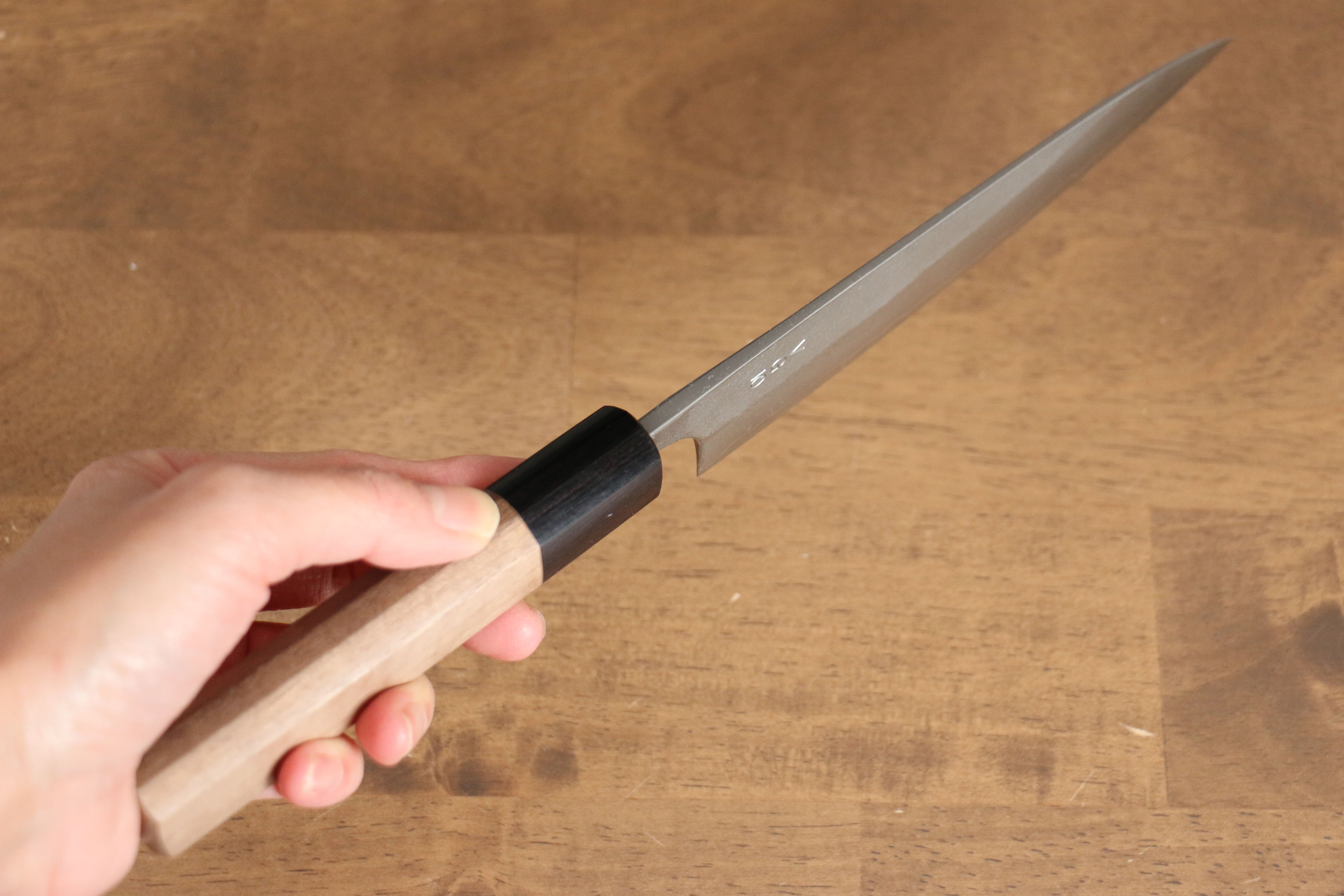 VG10 Damascus Steel Nashiji Petty Knife 150mm - Japanese Utility Knife with Walnut Handle for Slicing, Peeling & Precision Cutting - Perfect for Home Chefs & Professional Kitchens