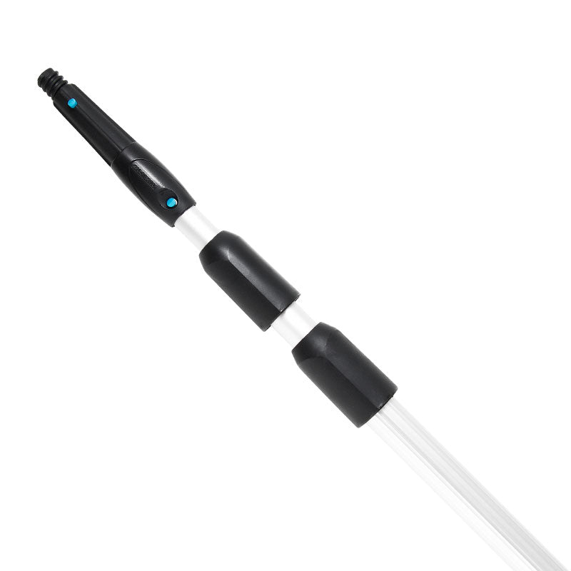 Moerman 3 Section Extension Pole 10ft - Lightweight Aluminum Telescopic Pole for Painting, Cleaning & Window Washing - Perfect for High Ceilings, Gutters & Hard-to-Reach Areas