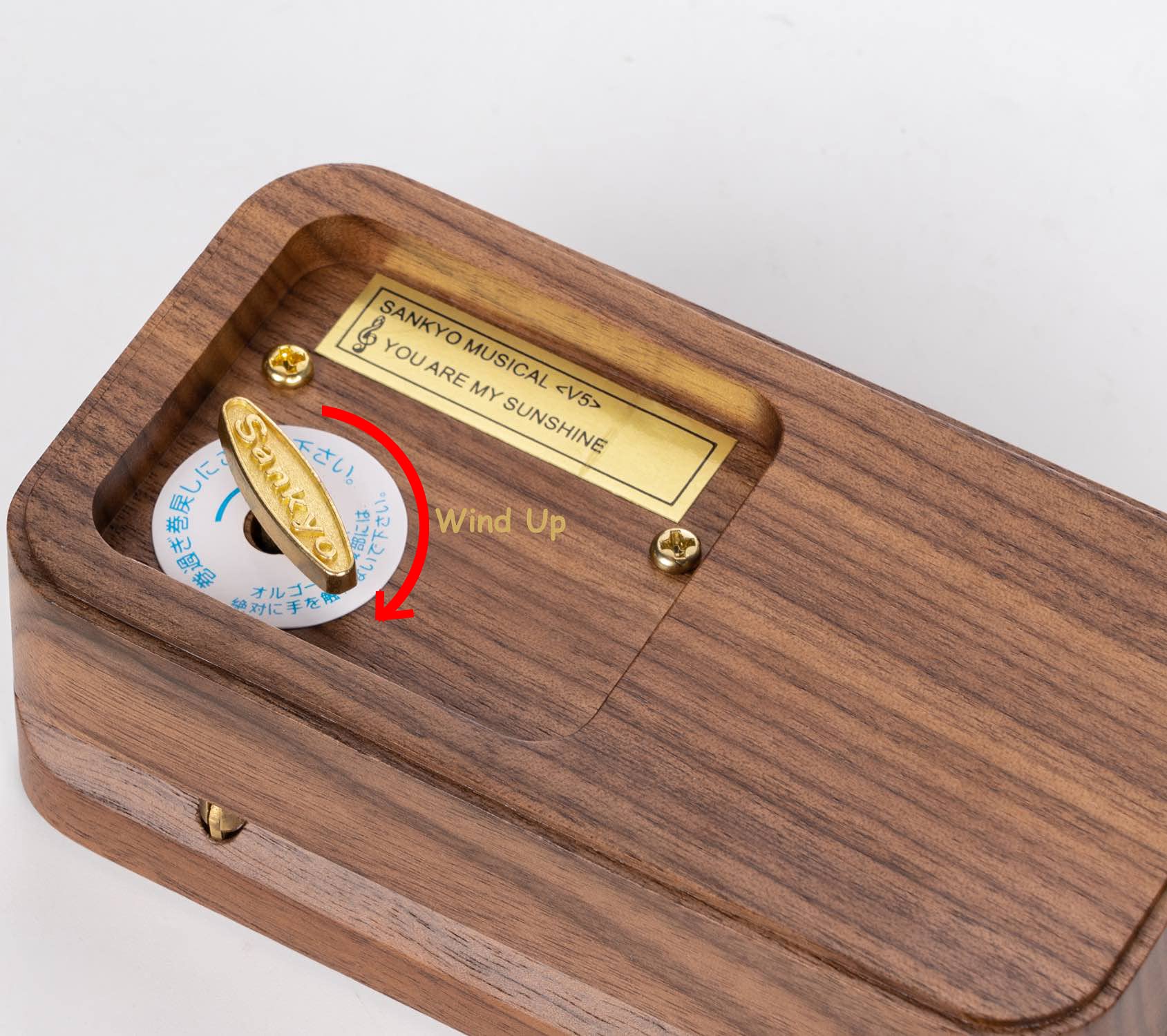 BELLA GLOBE Walnut Wood Music Box - 'Can't Help Falling in Love' Automatic Play Jewelry Gift Box for Women, Perfect Anniversary, Birthday Present for Wife & Girlfriend - Romantic Keepsake for Valentine's Day, Wedding Proposal & Special Moments