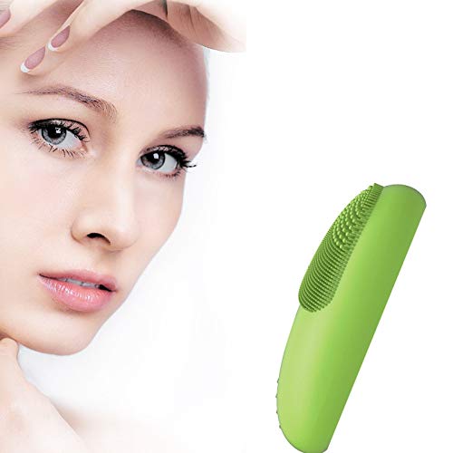GERALD Electric Silicone Cleanser - Ultrasonic Face Wash for Blackhead Removal & Deep Skin Cleansing - Rechargeable Facial Massager for Acne Prone Skin - Perfect for Daily Skincare Routine & Spa Treatments