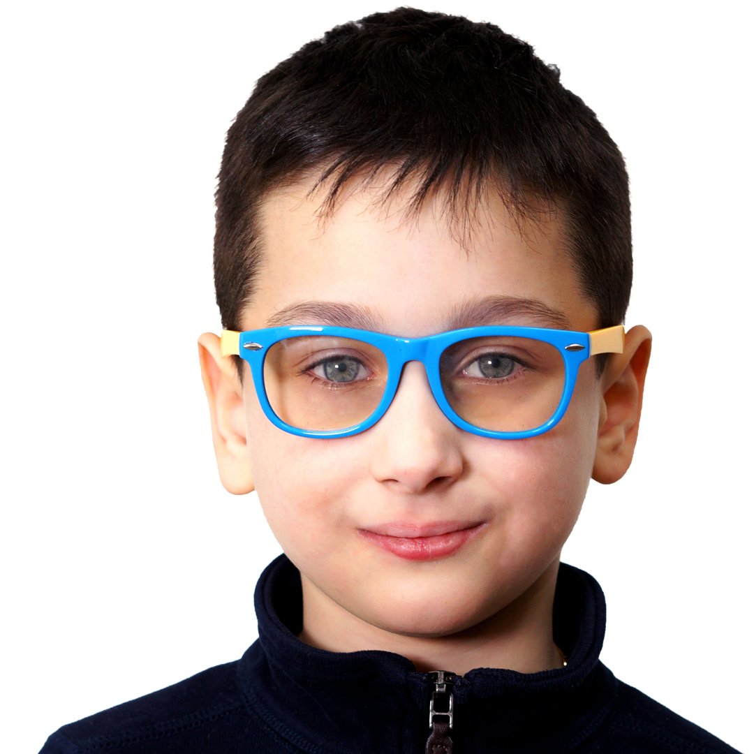 Junie Blue Light Blocking Glasses with Yellow Lenses - Anti Eye Strain for Computer, Gaming & Reading - Prescription Ready Eyewear