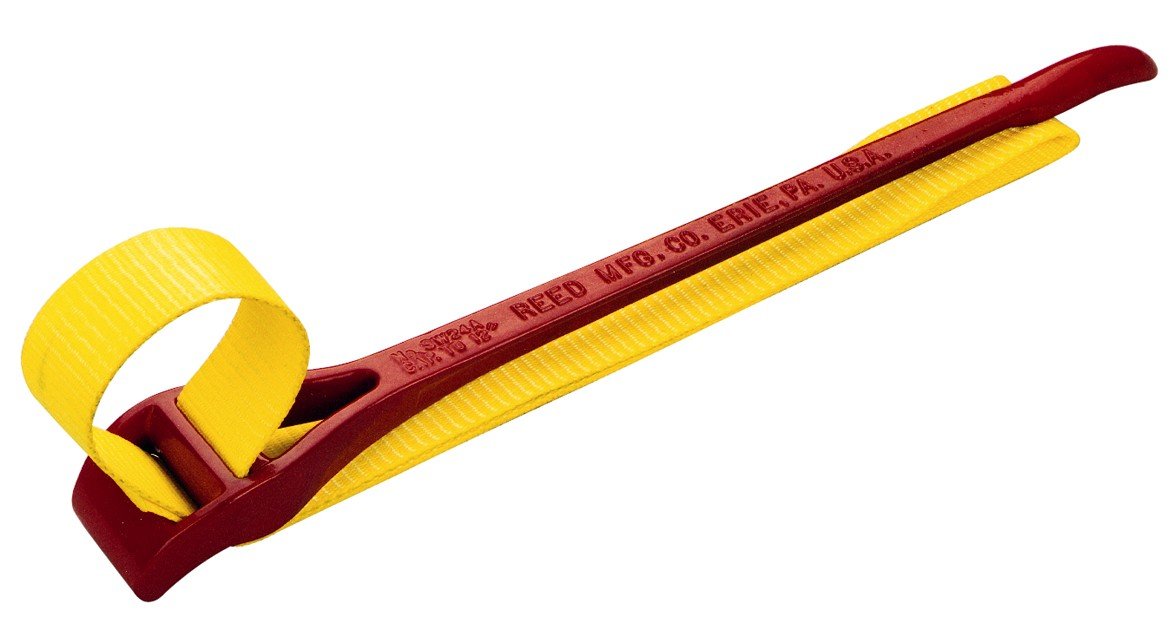 SW12A30 Reed Strap Wrench - Adjustable Pipe Wrench for 1/8