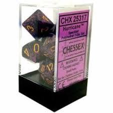 **Chessex Polyhedral 7-Dice Set - Speckled Hurricane - Perfect for D&D, RPGs, and Tabletop Gaming**    (Note: If the original title was in Chinese, the optimized English version would be the same as above.)