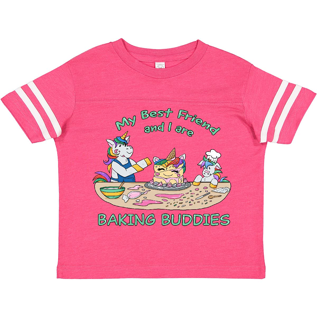Baking Buddies Toddler T-Shirt - Best Friend Matching Outfits for Kids Baking Fun at Home or School