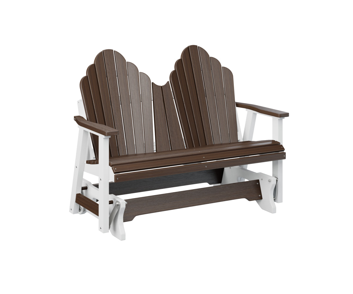 Berlin Gardens Cozi Back Double Glider - Outdoor Patio Swing with Canopy, Comfortable 2-Person Bench Glider for Garden, Porch, Deck - Perfect for Relaxing and Enjoying Nature