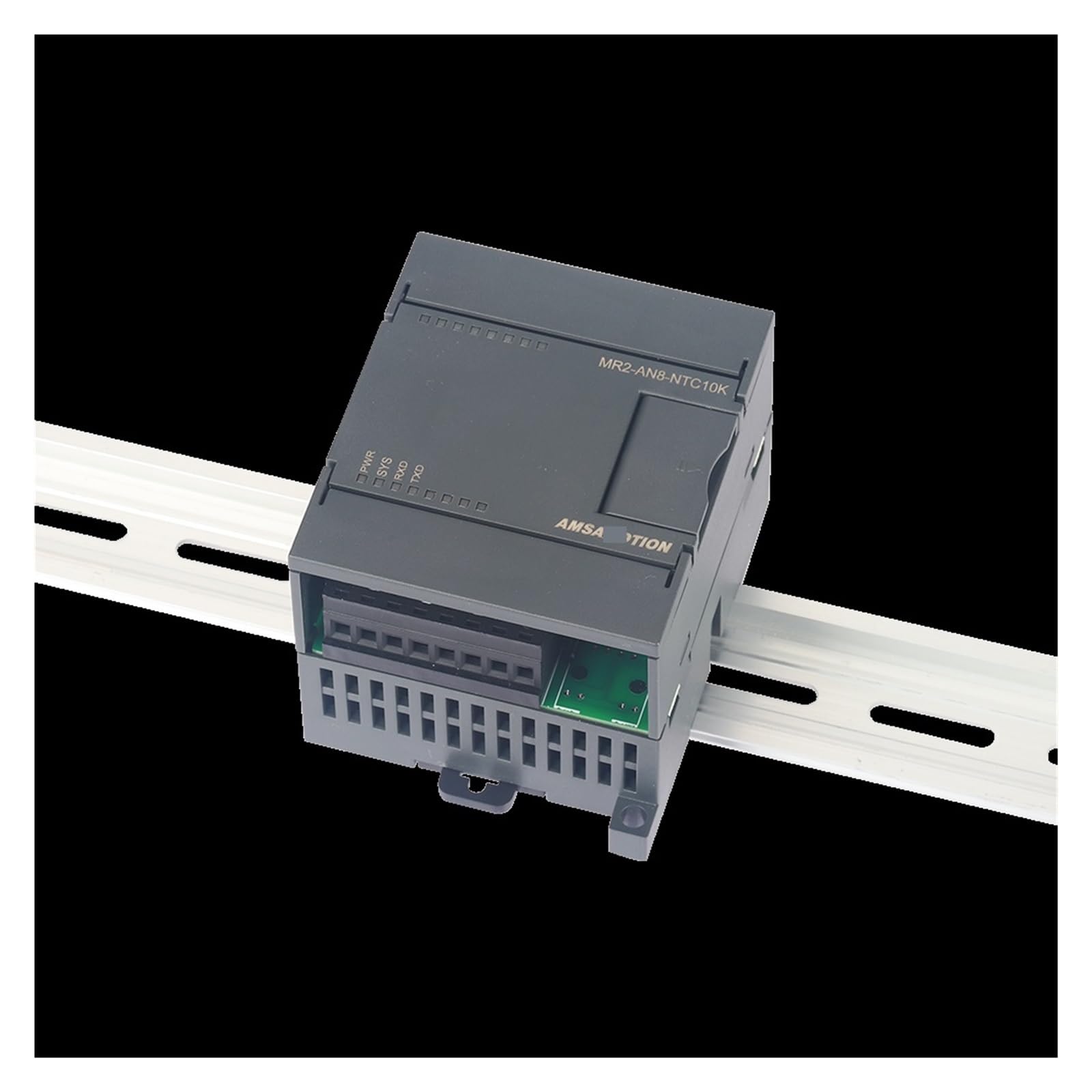 MR2-AN8-NTC10K Ethernet Converter Server - 8-Way NTC Temperature Control Module with RS485 for SMART200/300/1200/FX5U PLC - Supports S7, Modbus TCP, MC Protocol (MR2-AR4-PT100) - Ideal for Industrial Automation & Temperature Monitoring Systems