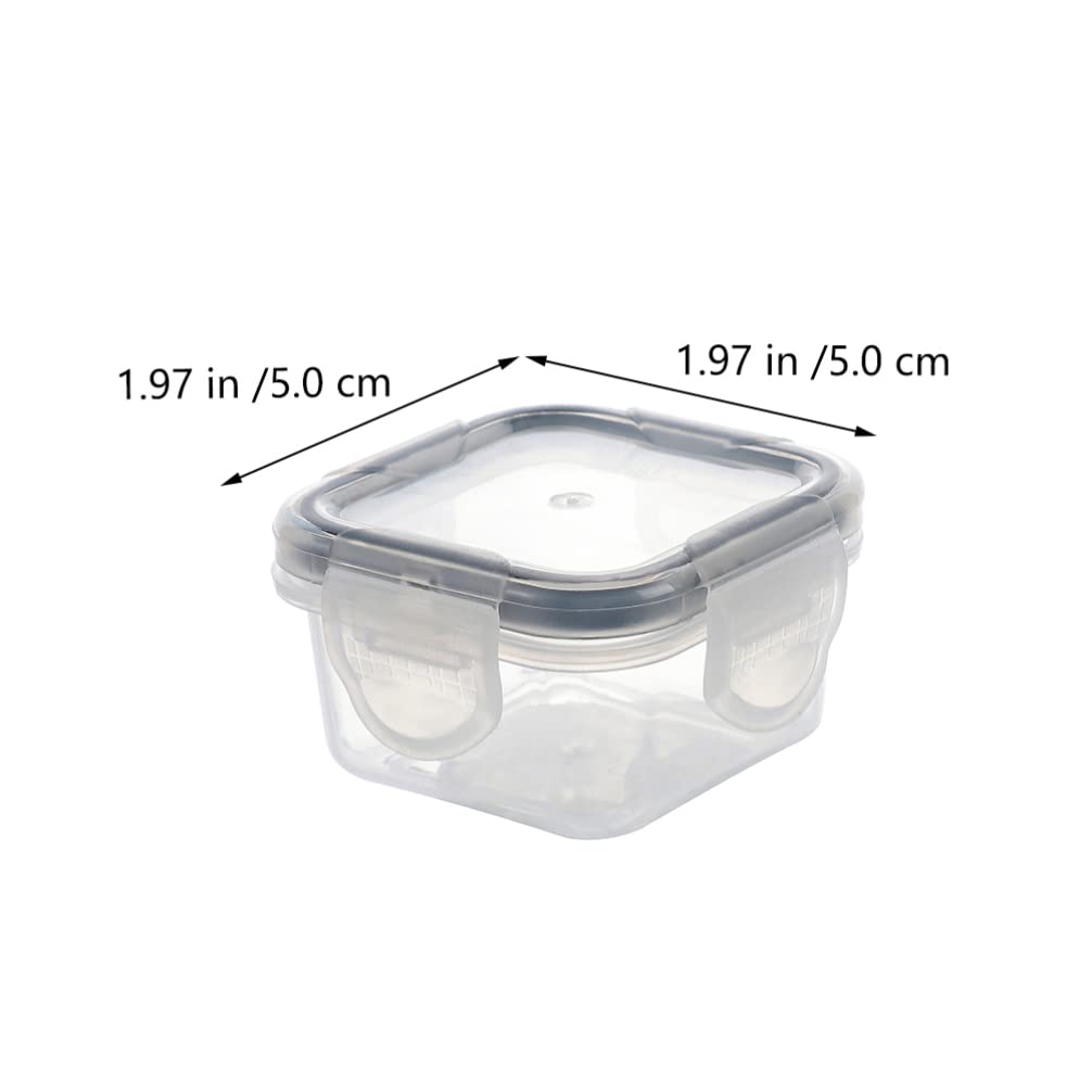Cabilock 7-Piece Mini Glass Terrarium Containers for Snacks, Condiments & Sauces – Airtight Food Storage Jars for Kitchen, Picnics & Party Serving
