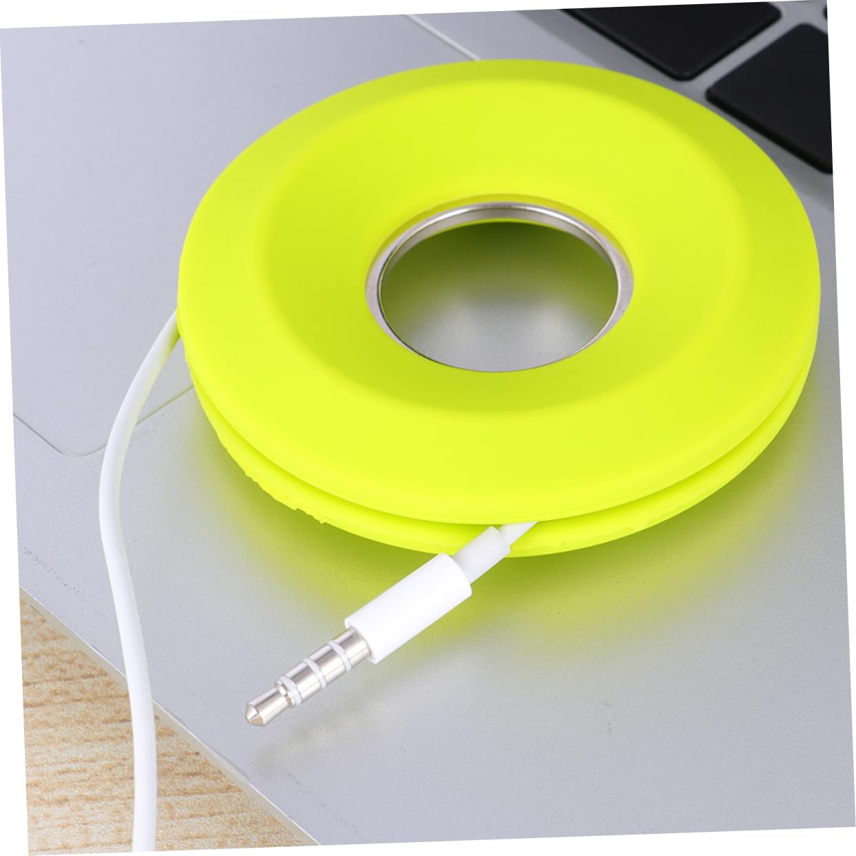 HOMSFOU Premium Charging Cable & Earbuds Stand - Organizer for Headphones, Earphones, USB Cables - Perfect for Office Desk, Home Theater, Gaming Setup