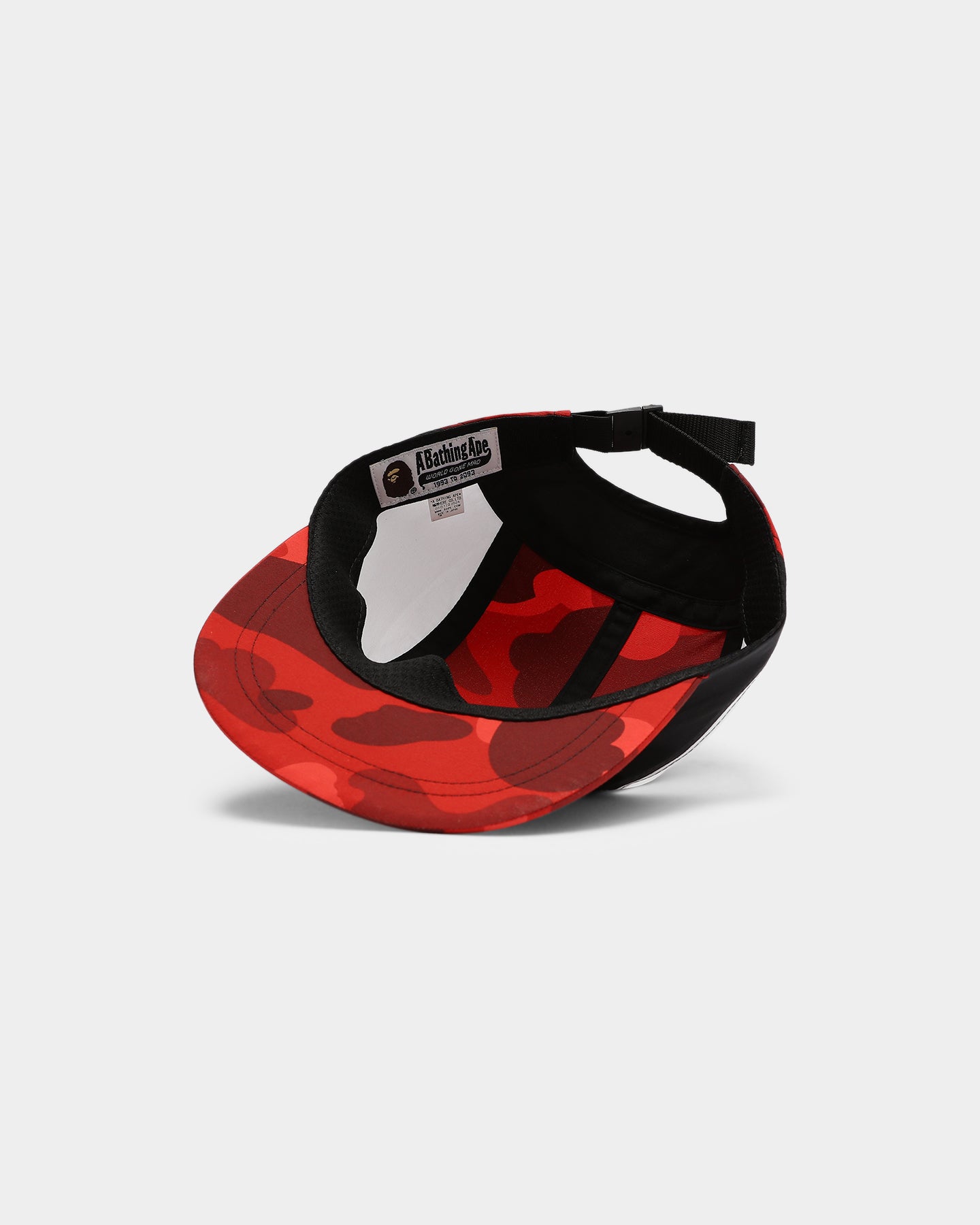 BAPE® 1st Color Block RC Hat - Red | Stylish Streetwear Accessory for Urban Fashion & Casual Outfits