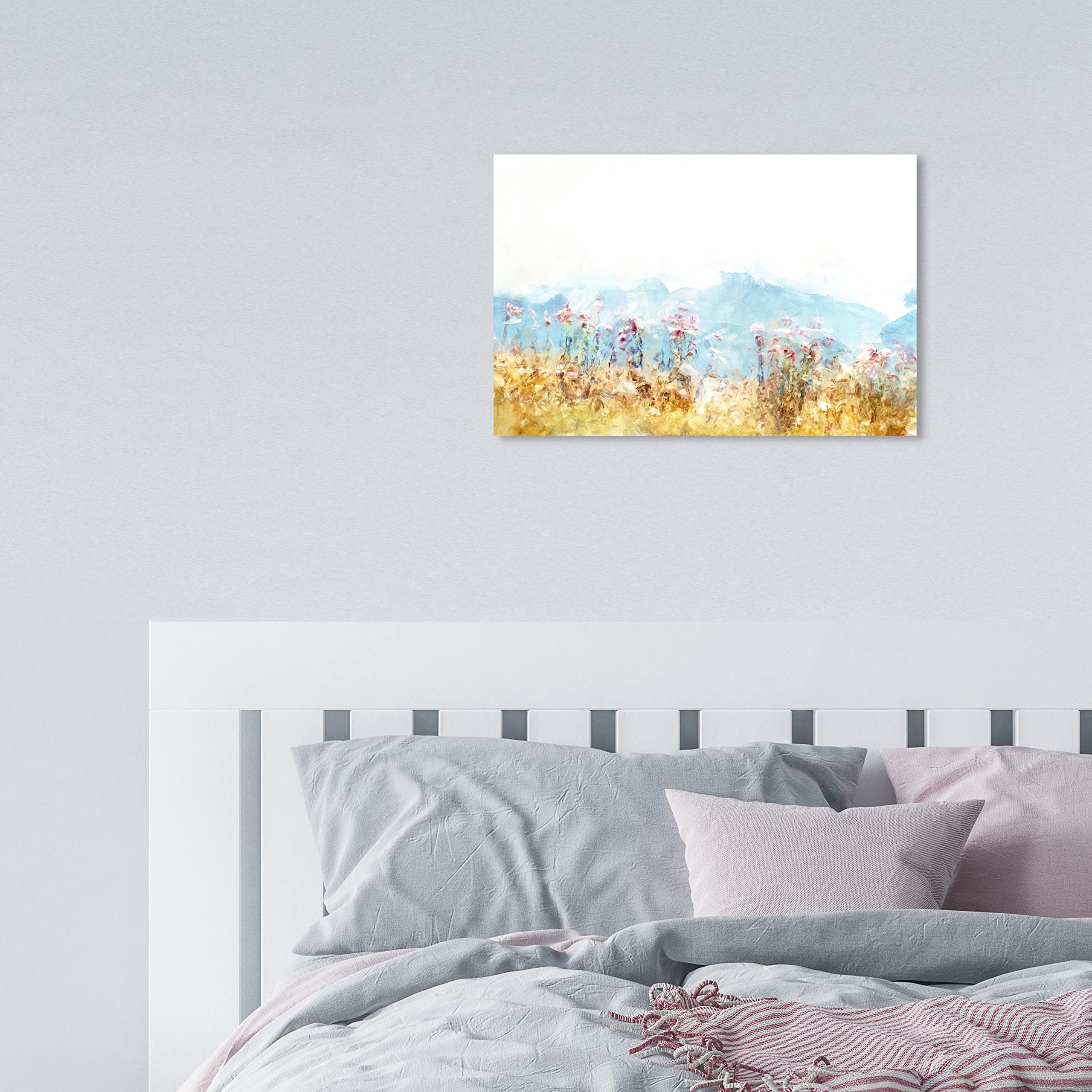 Oliver Gal Artist Co. Provence Landscape Wall Art Canvas Print - 15x10 Inch Yellow & Blue Nature Painting - Modern Home Decor for Living Room, Bedroom & Office