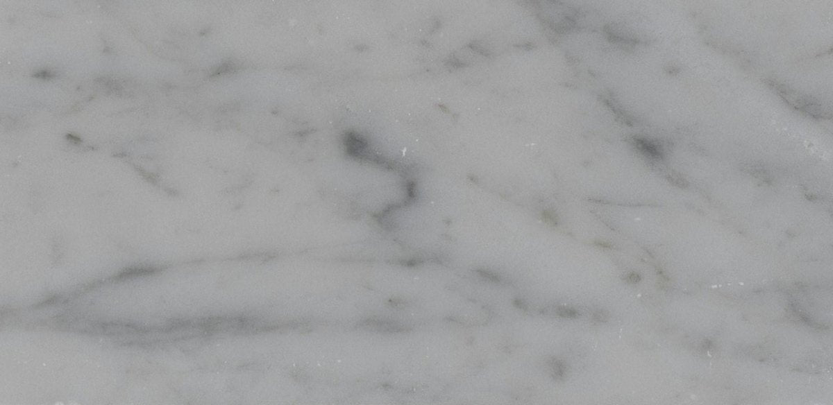 3 X 6 Inch Bianco Carrara White Honed Marble Tile - Premium Wall & Floor Tile for Bathroom, Kitchen Backsplash, and Shower Surround