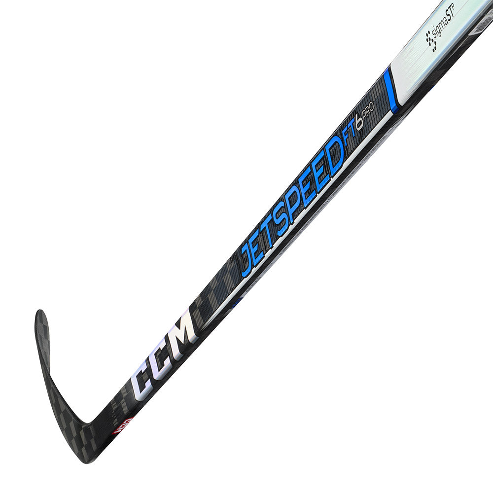 CCM Jetspeed FT6 Pro Senior Ice Hockey Stick - Blue | High-Performance Hockey Stick for Competitive Play & Training