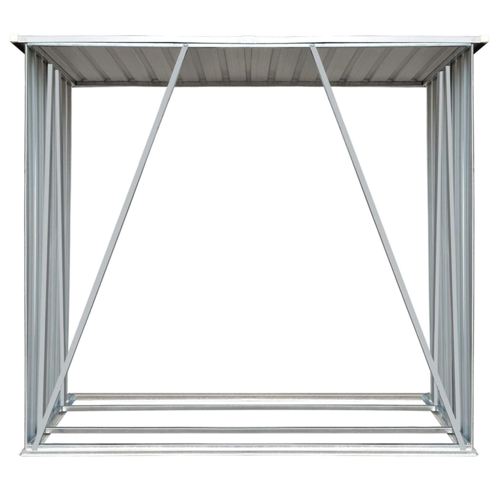 Mogou Galvanized Steel Garden Storage Shed 64.2