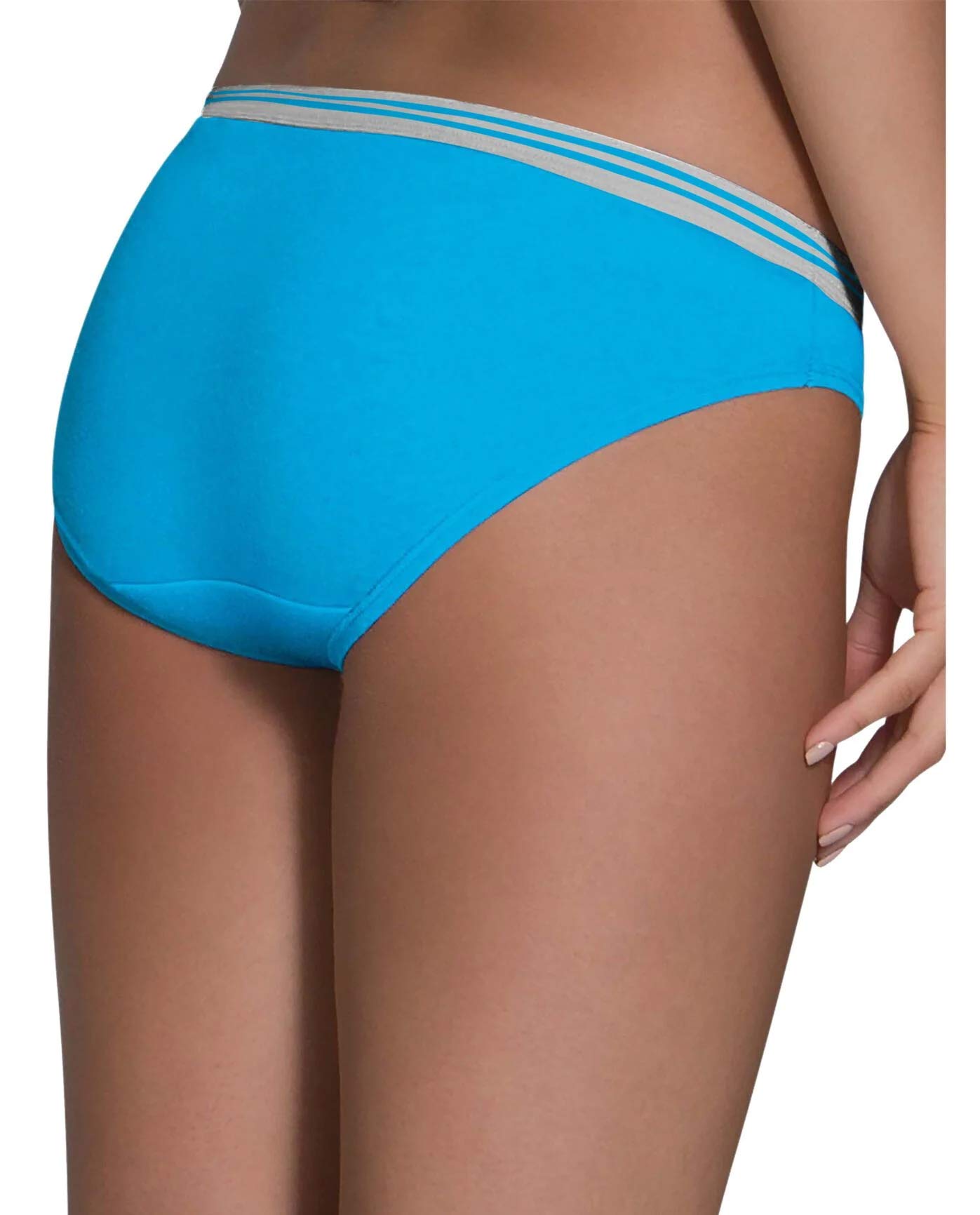 Fruit of the Loom Women's 3 Pack Cotton Low-Rise Hipster Panties - Soft Breathable Underwear for Everyday Comfort & Lounge Wear