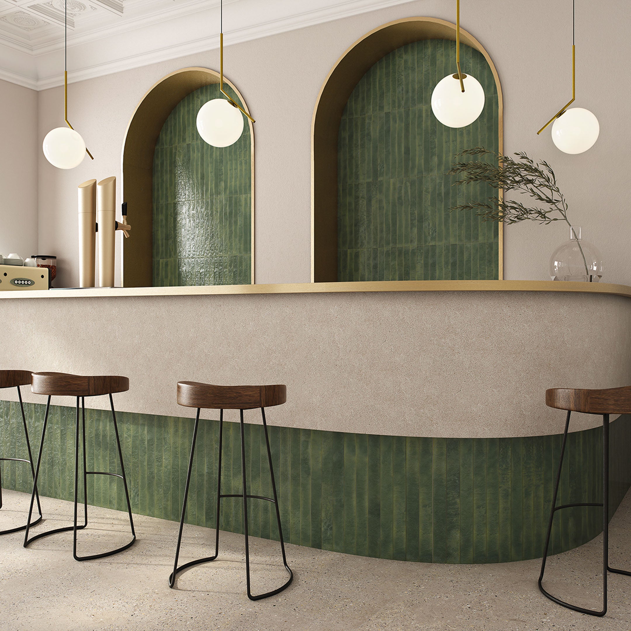 Makalu Zellige Porcelain Wall Tile - Spanish Chroma Style for Kitchen Backsplash & Bathroom Decor