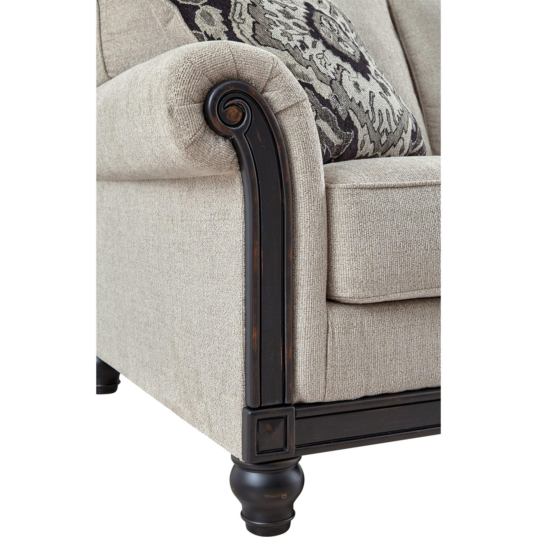 Benbrook Sofa in Ash - Modern Comfort for Living Room, Lounge & Office - Durable & Stylish Furniture