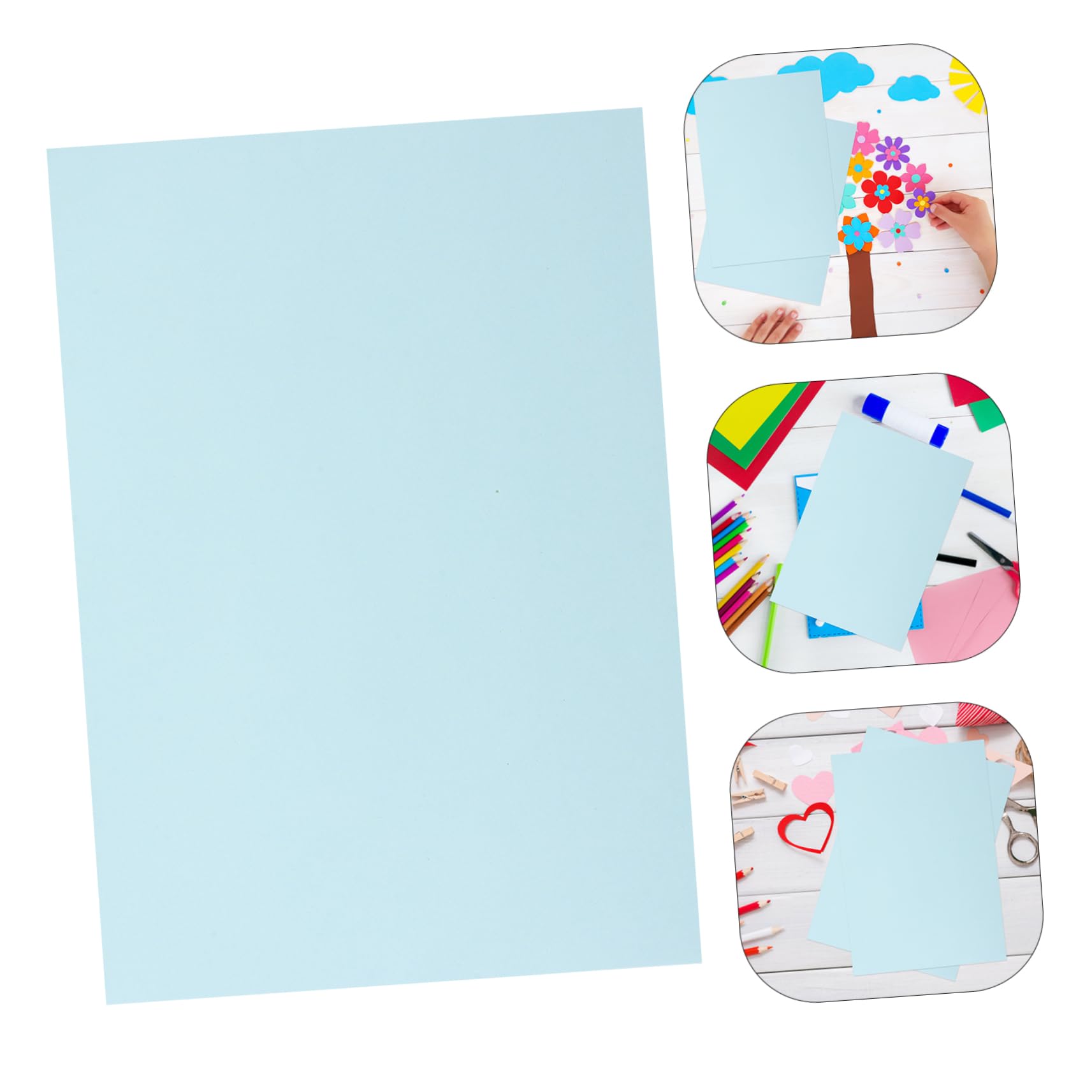 STOBOK 100 Sheets A4 Colored Printer Paper - Premium Certificate, Photo & Craft Paper for Kids, DIY Art Projects, School Supplies, Office Use & Home Printing