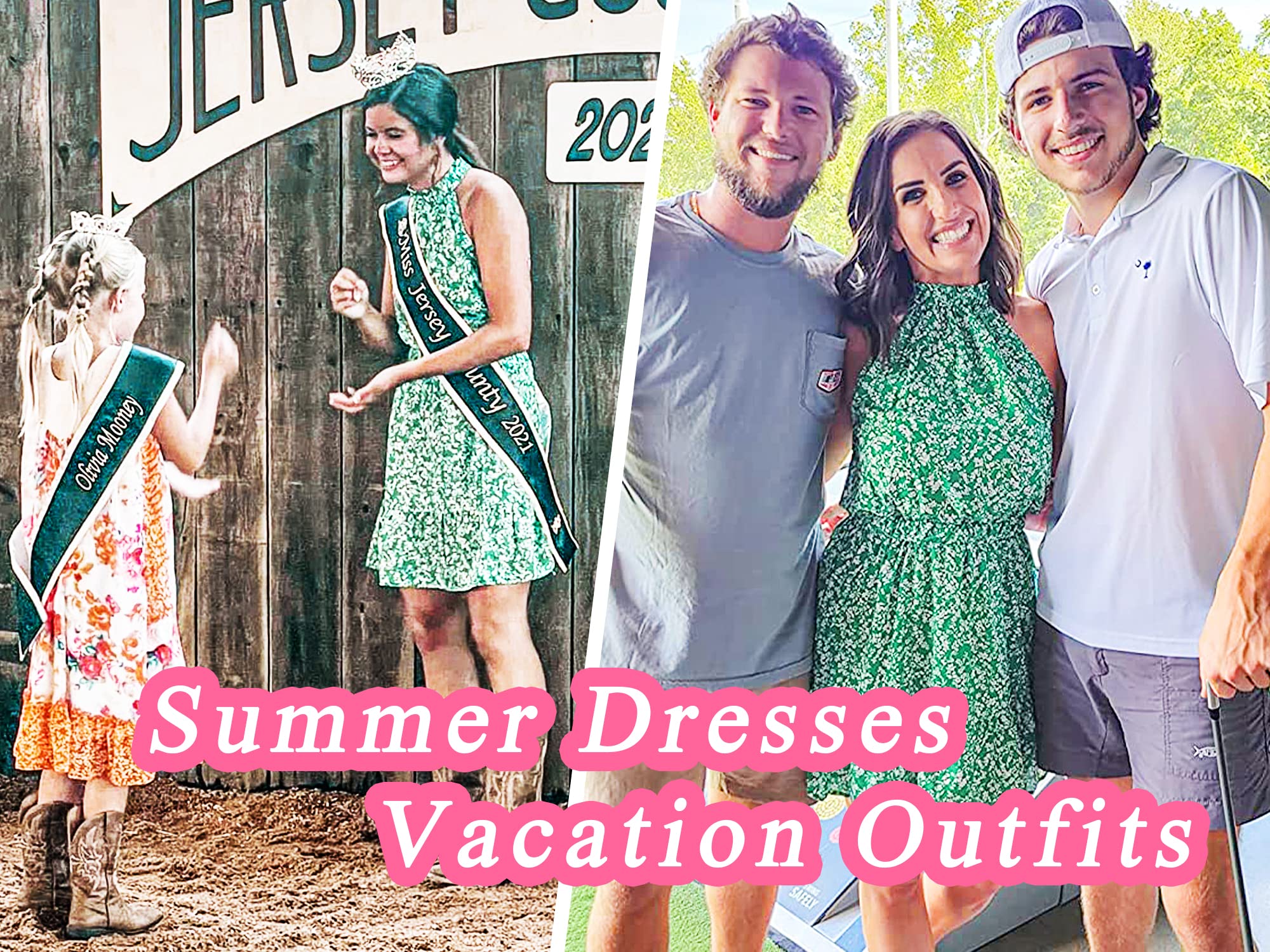 Women's Summer Chiffon Dress - Sleeveless Spaghetti Strap Blouse with Ruffle Skirt & Flowy Halter Romper | Perfect for Beach Vacations, Outdoor Parties & Casual Summer Outfits