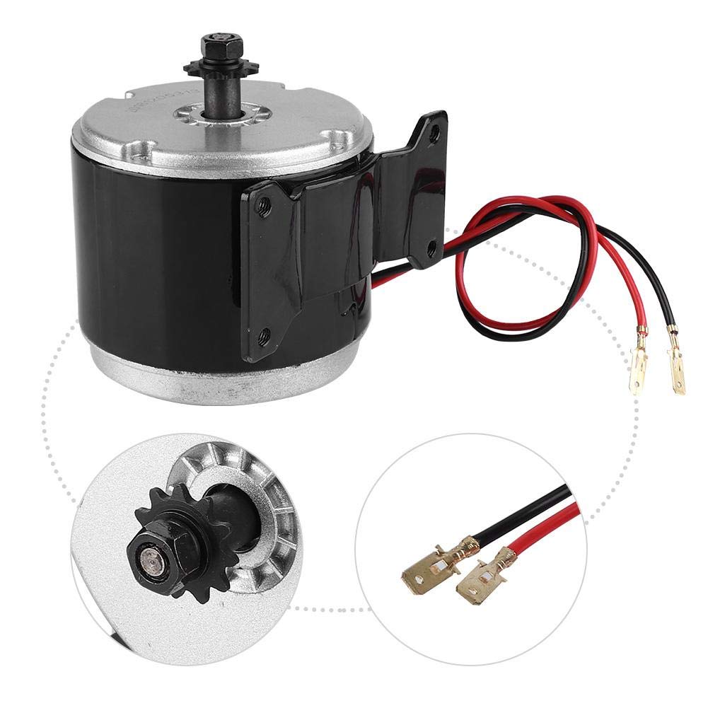 24V 350W Brushed DC Motor - High Power Electric Motor for Small Surfboards, DIY Electric Vehicles & Robotics - Perfect for E-Bike, Scooter and Power Tools Upgrades