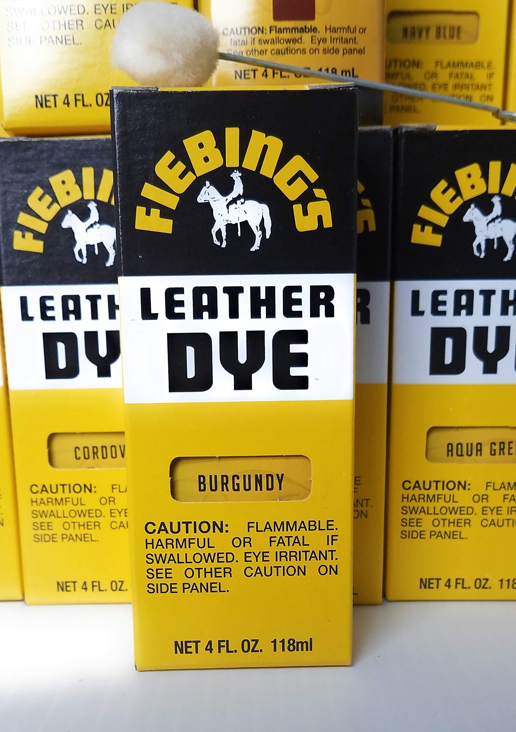 Fiebing's Leather Dye 4oz Variety Pack (28 Colors) - Premium Leather Coloring Kit for Shoes, Bags, Belts & DIY Crafts - Perfect for Leather Repair & Customization Projects