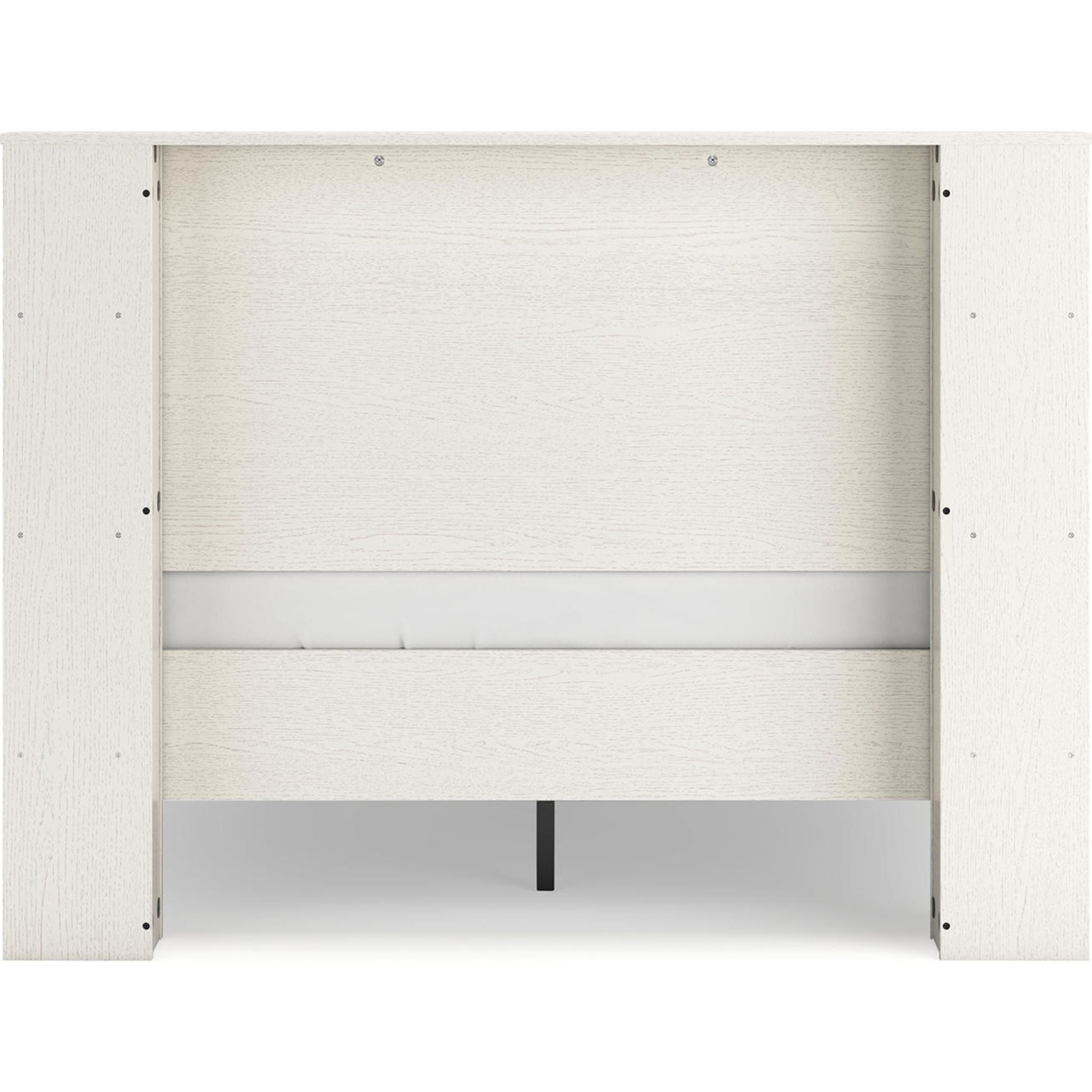Aprilyn Full Bookcase Bed Frame with Storage - White - Perfect for Small Bedrooms & Dorm Rooms