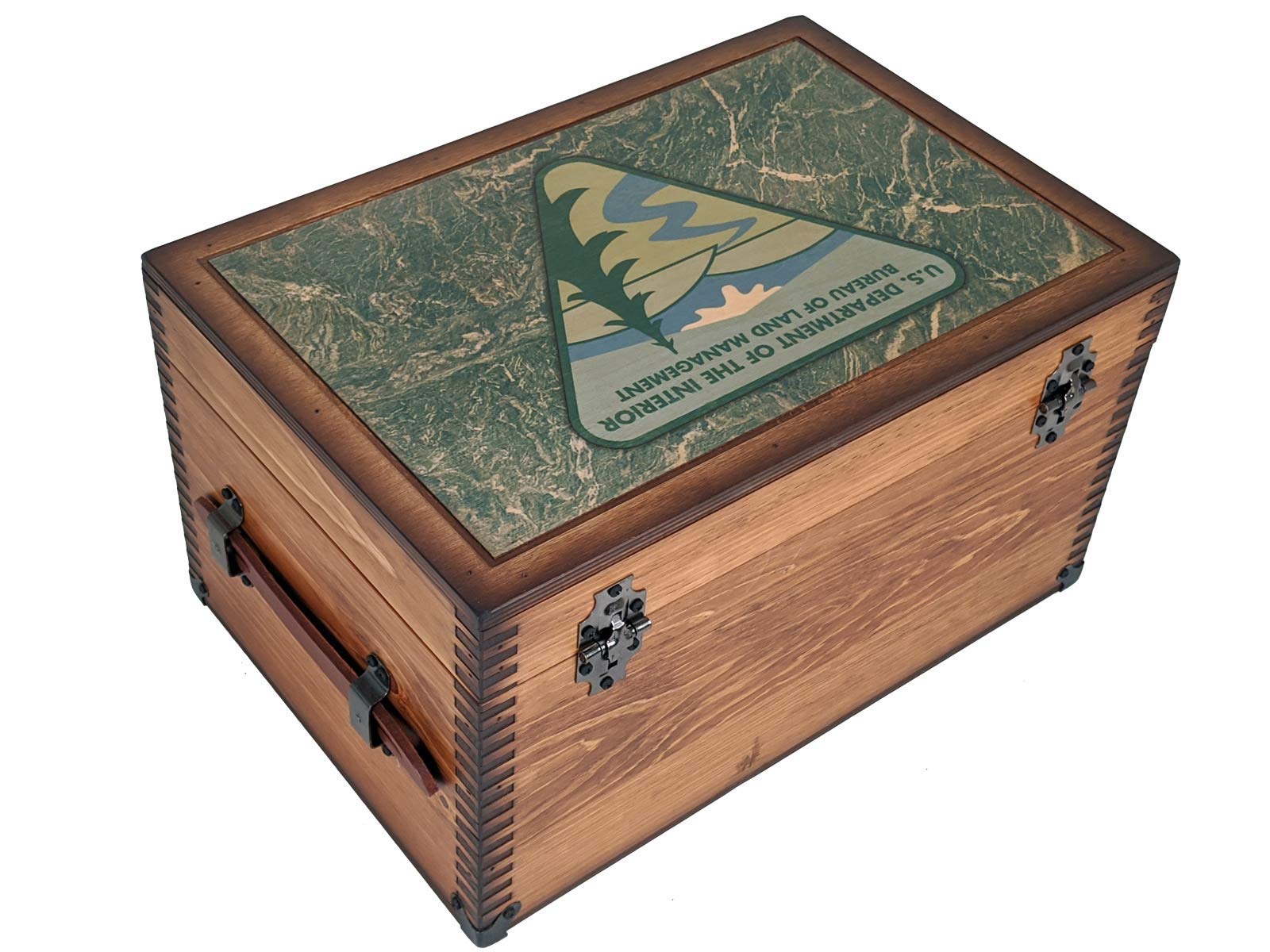 BLM Keepsake Box - Handcrafted Wooden Memory Box for Jewelry, Photos & Mementos | Perfect for Home Decor, Wedding Gifts & Sentimental Storage