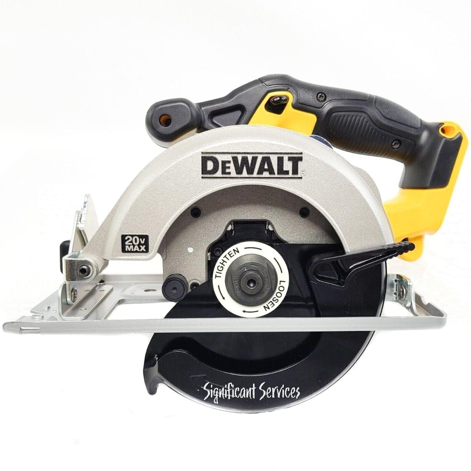 DEWALT DCS393 20V MAX Cordless Circular Saw - 6-1/2 Inch Blade, Bare Tool (Bulk Packaging) - Ideal for Woodworking, Framing, and DIY Projects