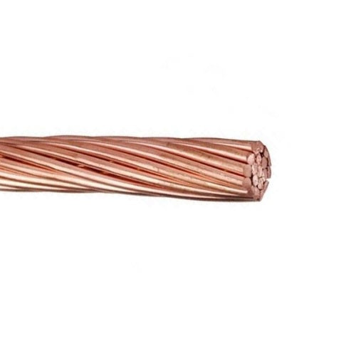1 AWG 61/.0370 Stranded Bare Copper Wire - Hard, Medium & Soft Drawn for Electrical Wiring, Grounding & DIY Projects | High Conductivity for Home, Industrial & Automotive Use