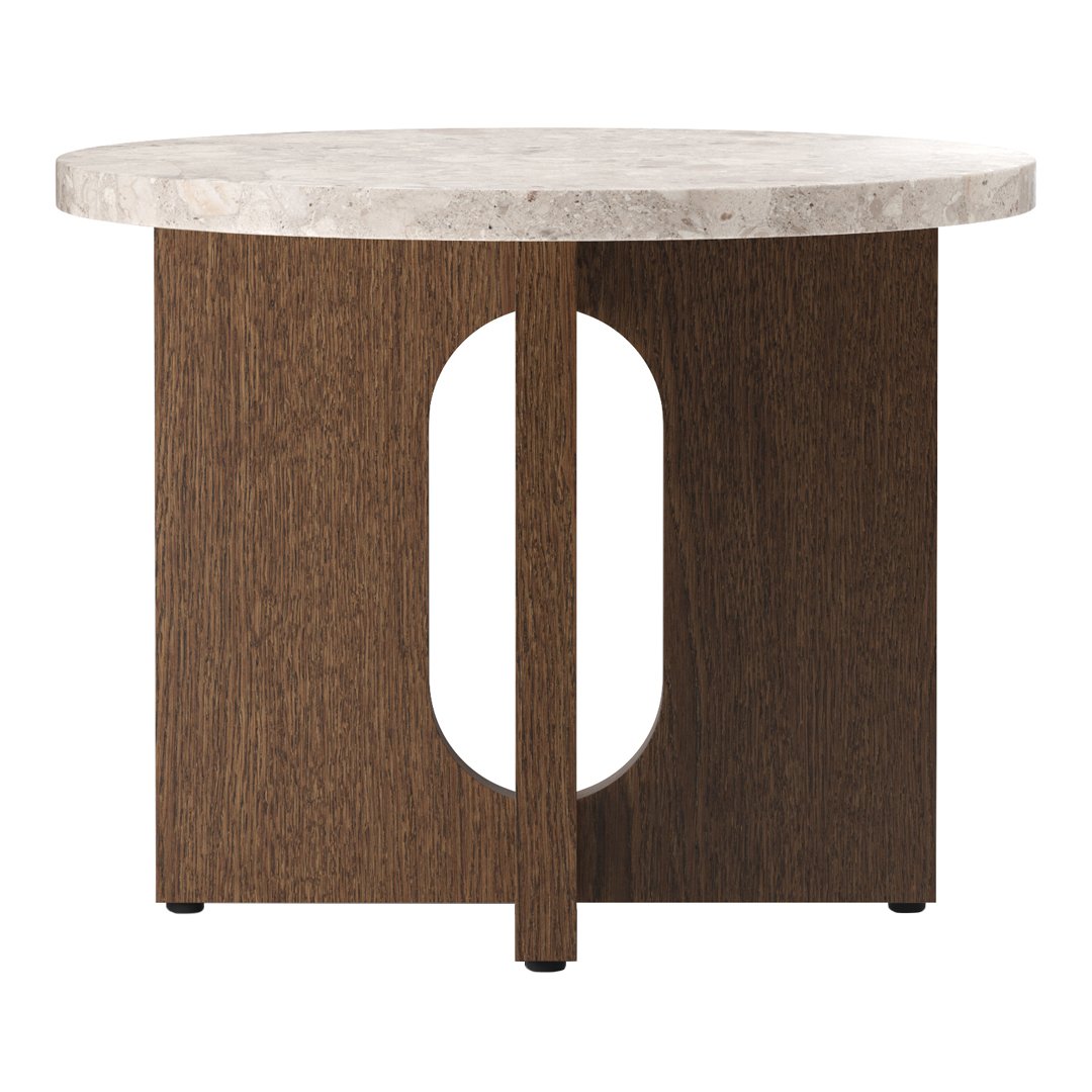 Modern Androgyne Side Table - Minimalist Nightstand, Bedside Table for Bedroom, Living Room & Office - Stylish End Table with Storage Shelf