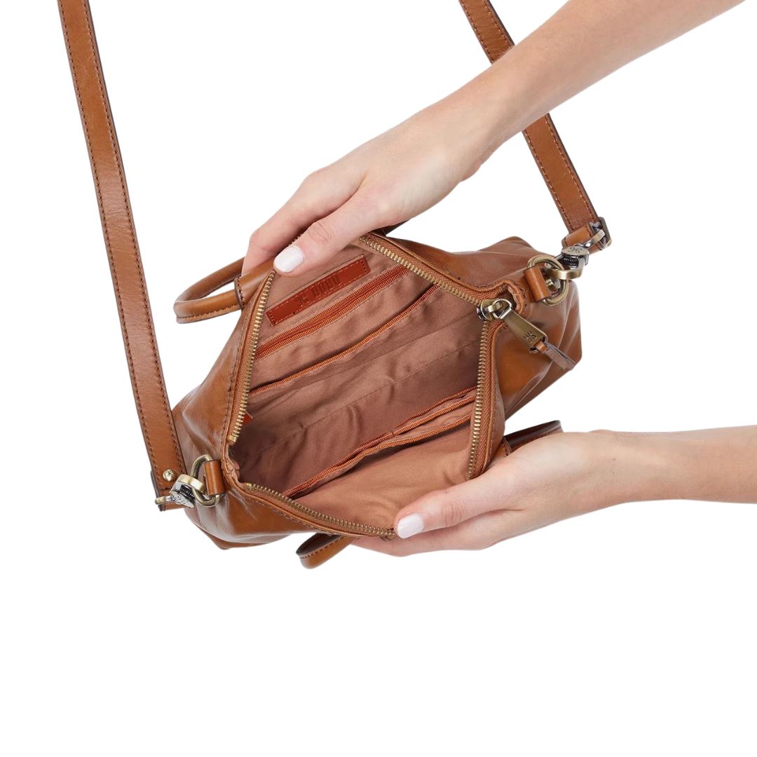 HOBO SHEILA TOP ZIP CROSSBODY BAG - Stylish Leather Shoulder Purse for Women, Perfect for Work, Travel & Everyday Use