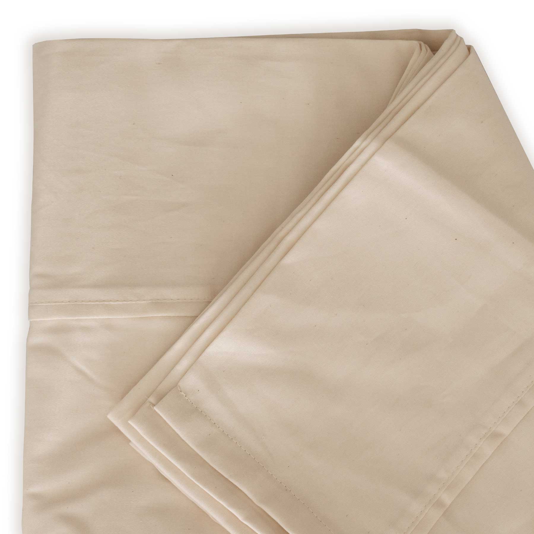 Organic Cotton Flat Sheet - Soft & Breathable Bed Sheet Set for Comfortable Sleep - Perfect for Home, Hotel, and Dorm Use