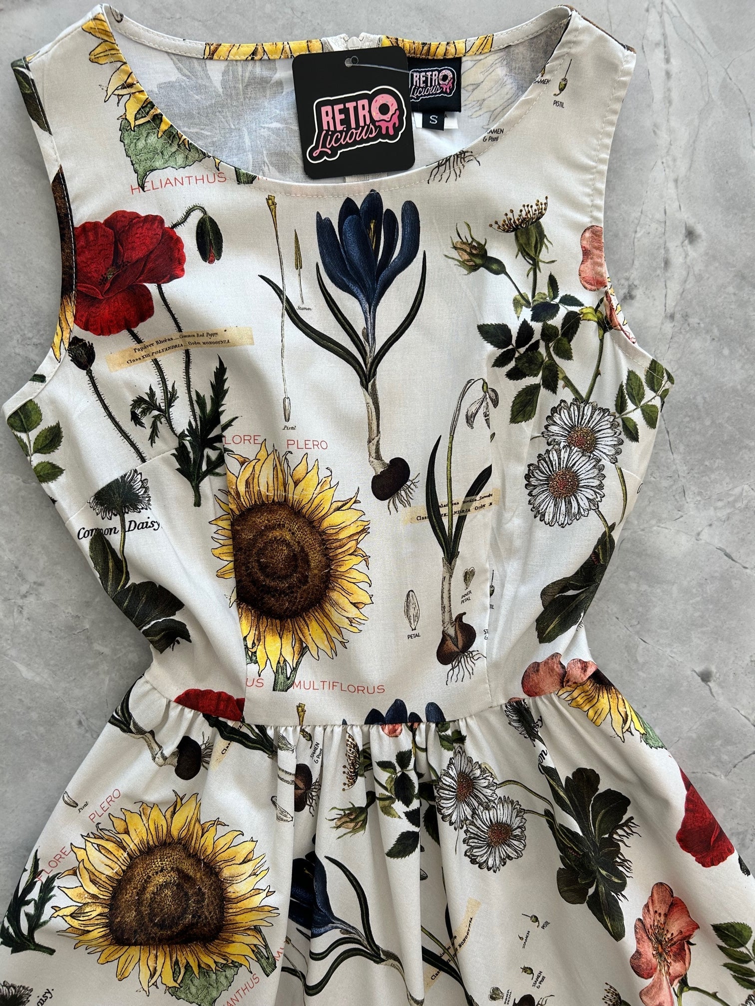 Botany Midi Dress - Floral Print Summer Dress for Women | Perfect for Beach Vacations, Garden Parties & Date Nights