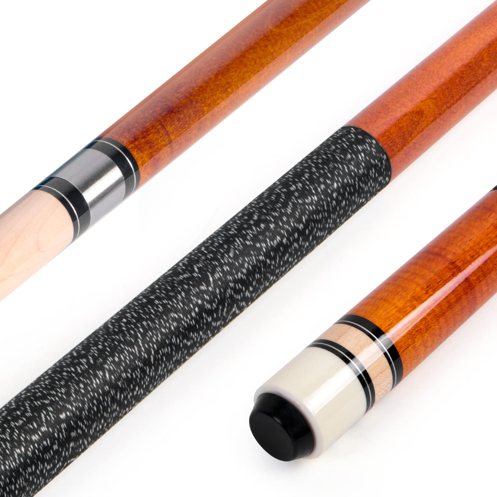 AKLOT 58-Inch Professional Pool Cue Stick - Premium Canadian Maple Wood Billiard Cue for Serious Players (18/19/20/21 oz Options) - Perfect for Tournaments, Home Game Rooms & Bars