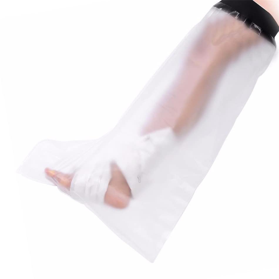 Waterproof Leg Cast Cover for Shower - Adult Full Leg Cast Protector with Soft Comfortable Watertight Seal | Keeps Wounds Dry | Ideal for Broken Foot, Leg, Ankle, Knee & Toe Injuries | Perfect for Bathing, Swimming & Daily Hygiene Care