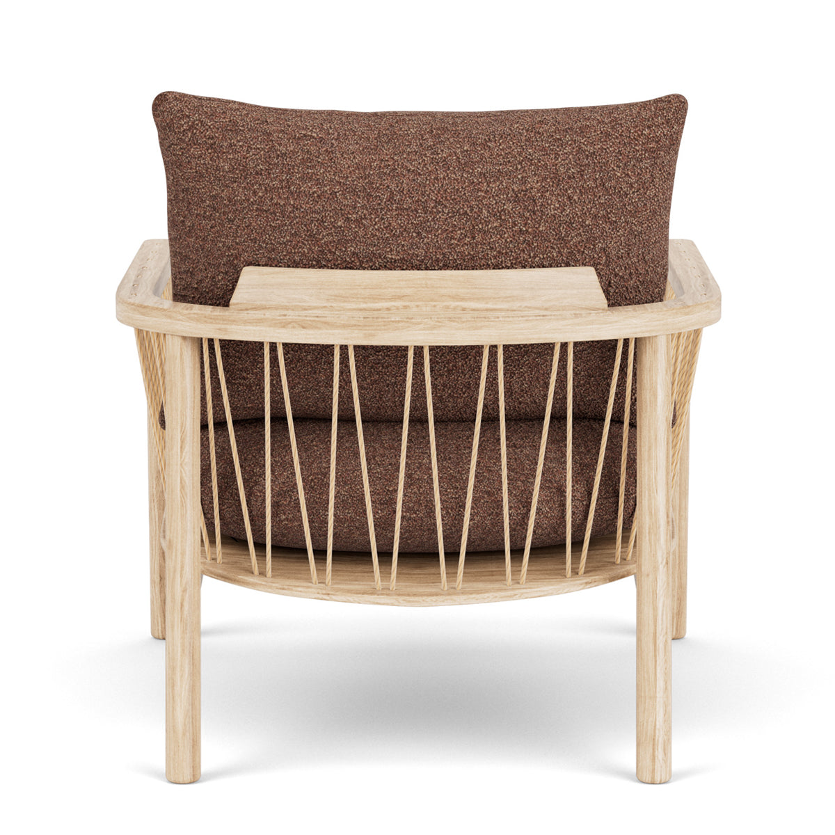 Enzo Boucle Armchair - Modern Velvet Upholstered Accent Chair for Living Room, Bedroom & Office - Stylish Comfortable Seating for Home Decor