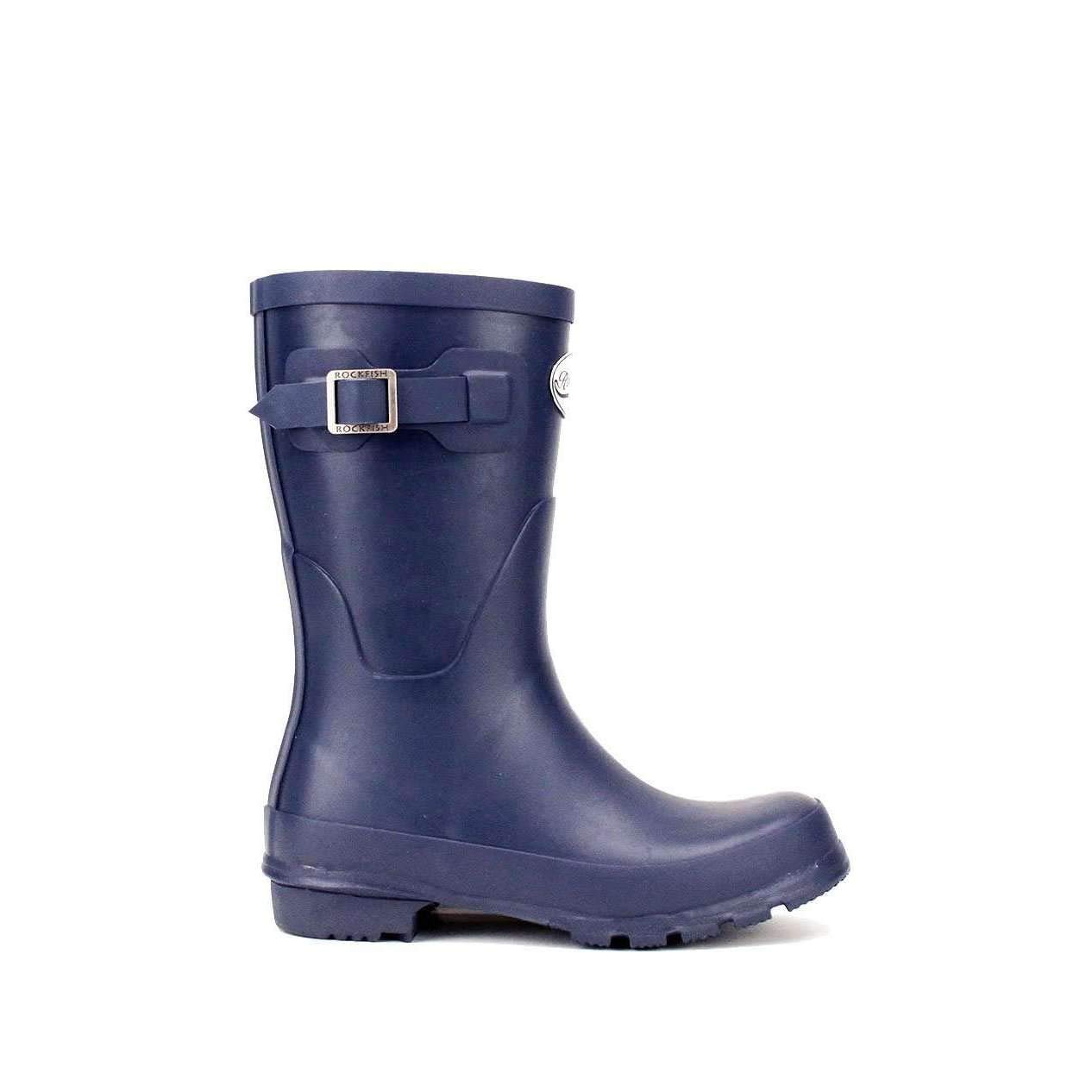 Women's Waterproof Short Rain Boots - Lightweight Comfortable Rubber Wellington Boots for Gardening, Walking & Outdoor Activities