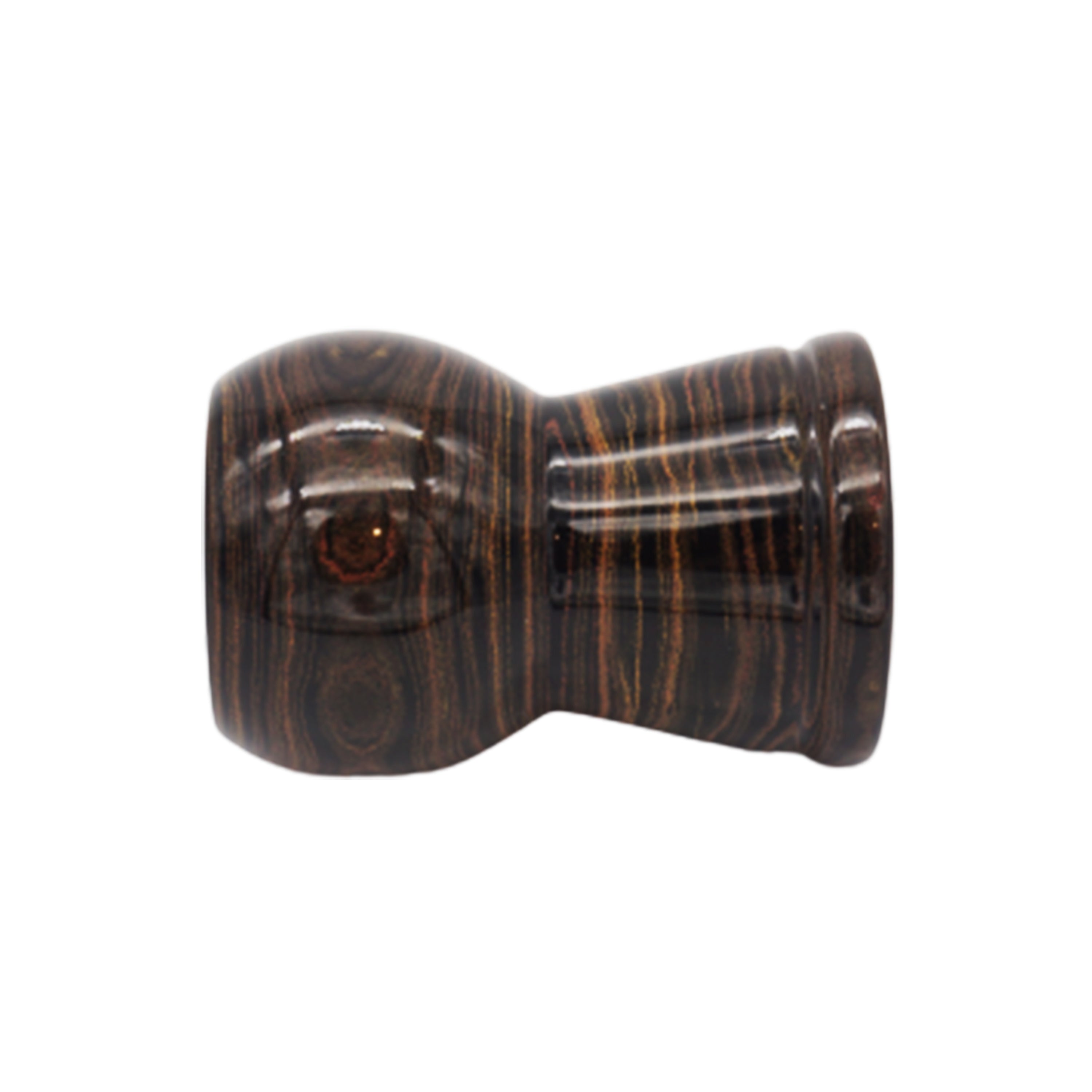 Premium Honey Ebonite Handcrafted Shaving Brush Handle - Fits 24mm & 26mm Knots - Perfect for Wet Shaving & Grooming Gifts for Men