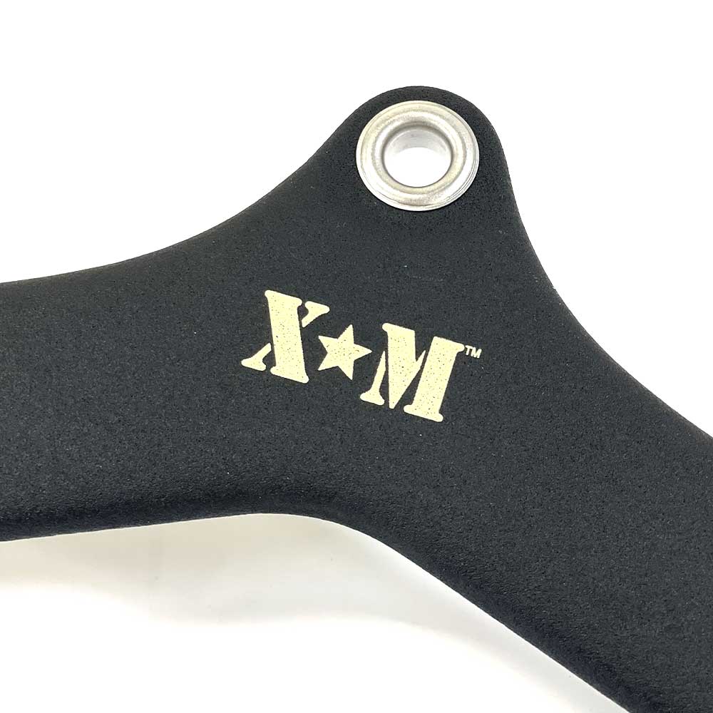XM Close Grip Rubber Coated Neutral Grip Bar - Weightlifting & Strength Training Equipment for Home Gym & CrossFit Workouts