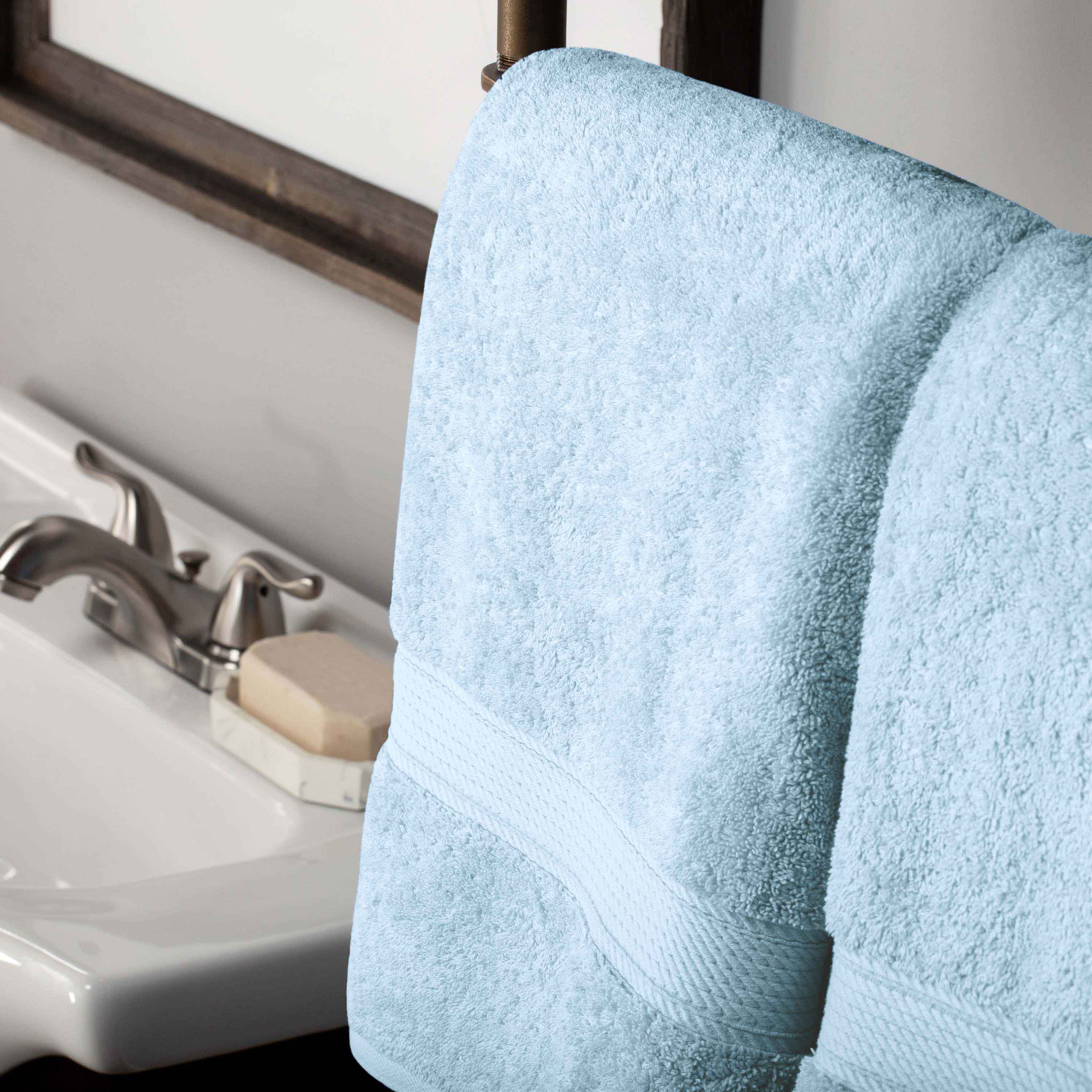 Premium Egyptian Cotton Bath Towel Set - Ultra Soft, Absorbent & Heavyweight 2-Piece Set for Spa, Bathroom & Luxury Home Use