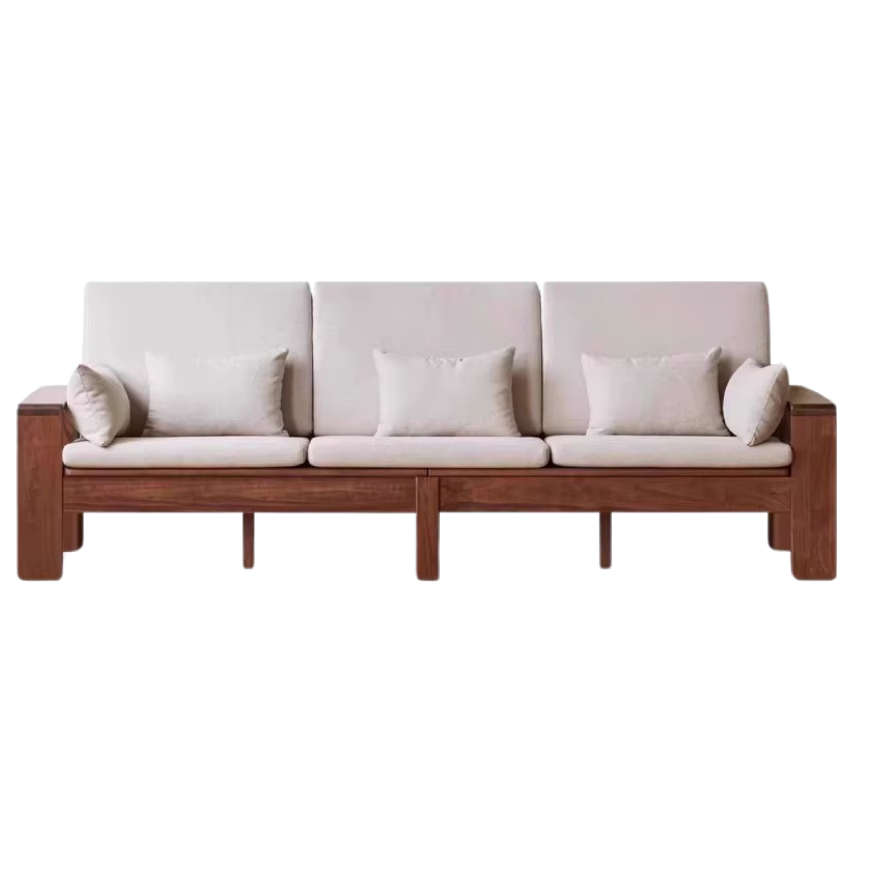 106.2х30.7х36.2 inch / 270х78.5х92сm / gravel white / large three-seater