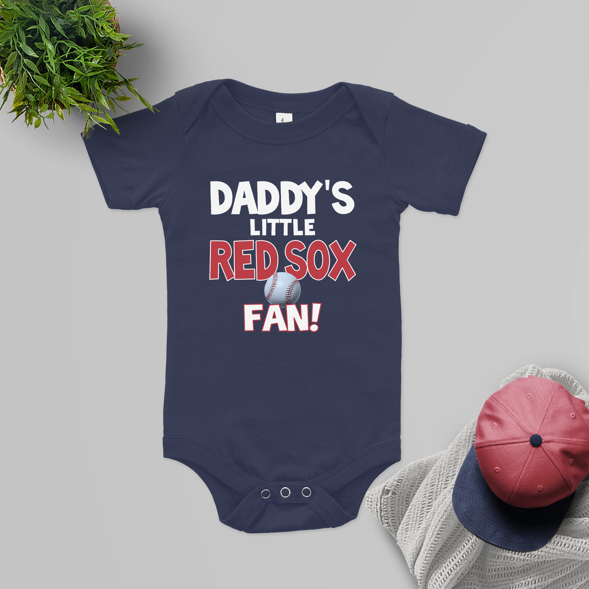 Baby Red Sox Fan Bodysuit - Cute Baseball Outfit for Game Day