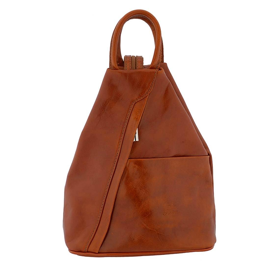 Italian Genuine Leather Women's Top Handle Backpack - Convertible Shoulder Bag & Purse for Work, Travel & Daily Use