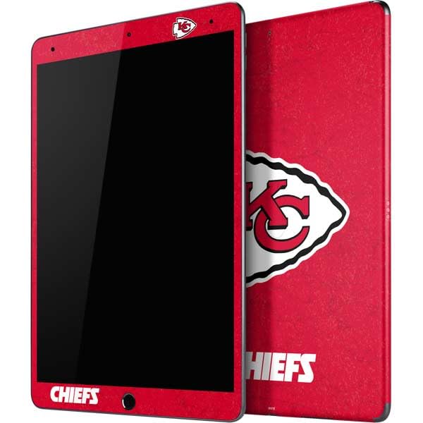 Officially Licensed NFL Kansas City Chiefs Distressed Design Skin Decal for iPad Air 2 | Protective Vinyl Sticker Cover | Perfect for Football Fans, Game Days & Home Decor