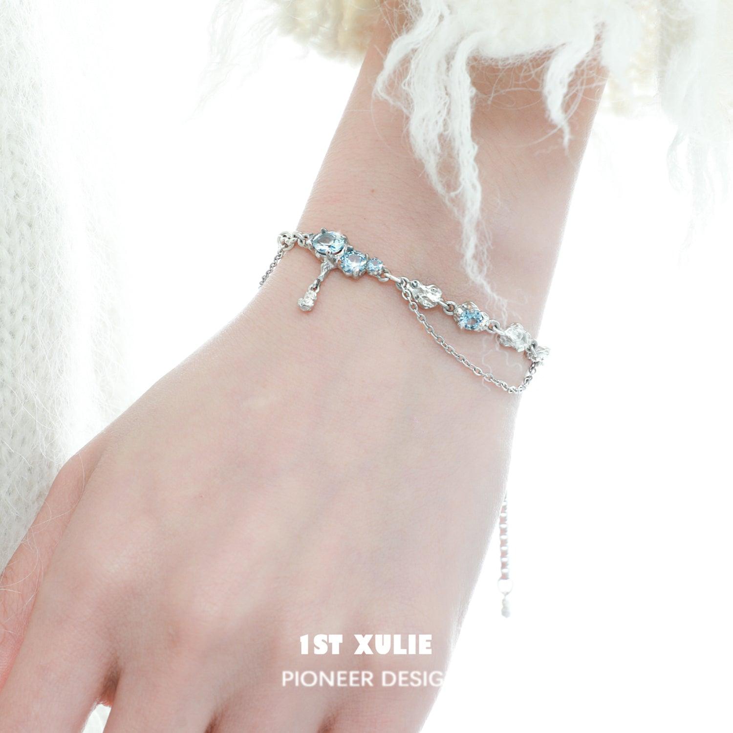 18k Platinum Plated Zircon Bracelet for Women - Elegant Cubic Zirconia Tennis Bracelet - Perfect for Weddings, Anniversaries & Special Occasions