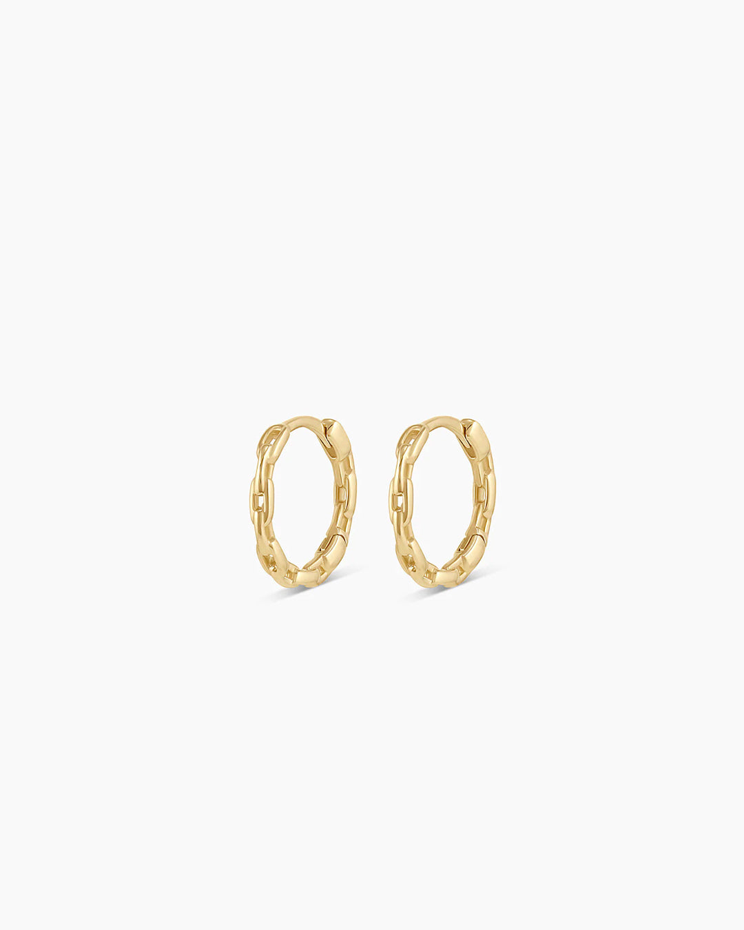 14K Gold Parker Huggie Earrings for Women - Elegant Minimalist Hoop Earrings for Everyday Wear, Gifts & Special Occasions