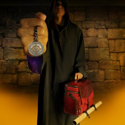 Premium Tabletop RPG Adventurer's Bag Collector's Edition - Red Dungeon Master Gear for D&D, Pathfinder & Roleplaying Games - Perfect for Game Nights & Conventions